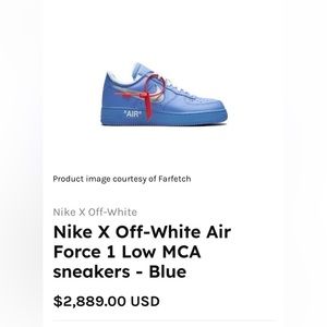 university blue bleu Carolina Air Force 1 07 Virgil